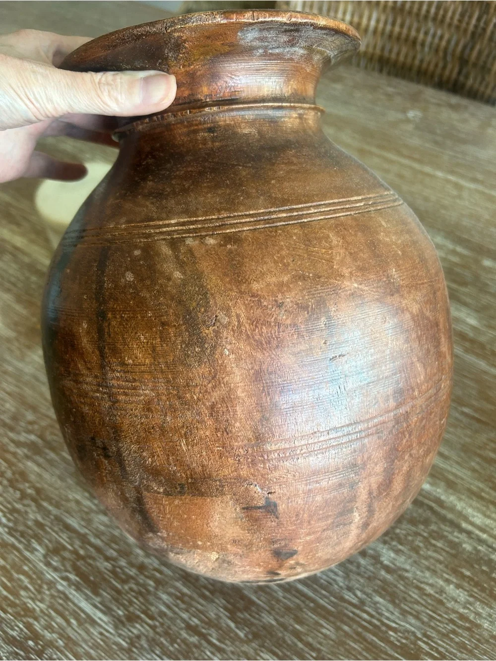 Two's Company Rustic Vase